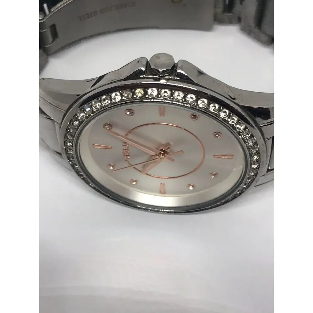 Relic ZR12115 Women's Stainless Steel Analog Silver Dial Quartz Wrist Watch HO84